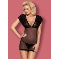 Комплект obsessive 821-CHE-1 chemise & thong