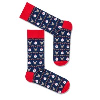 Чоловічі новорічн шкарпетки Milena 1290.016 38-41