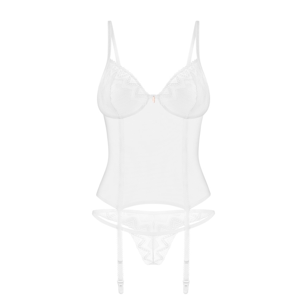 Зображення  комплект obsessive alissium corset m/l