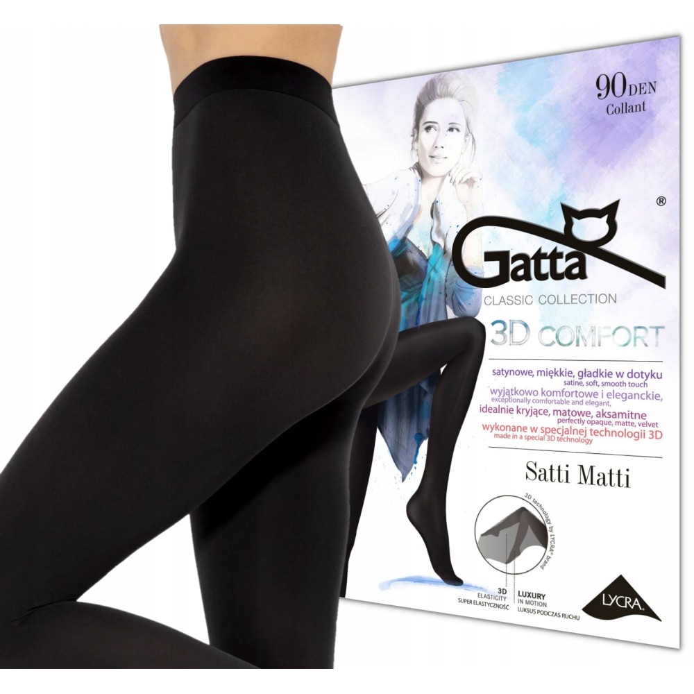 Зображення  теплі жіночі колготки gatta satti matti 90 4