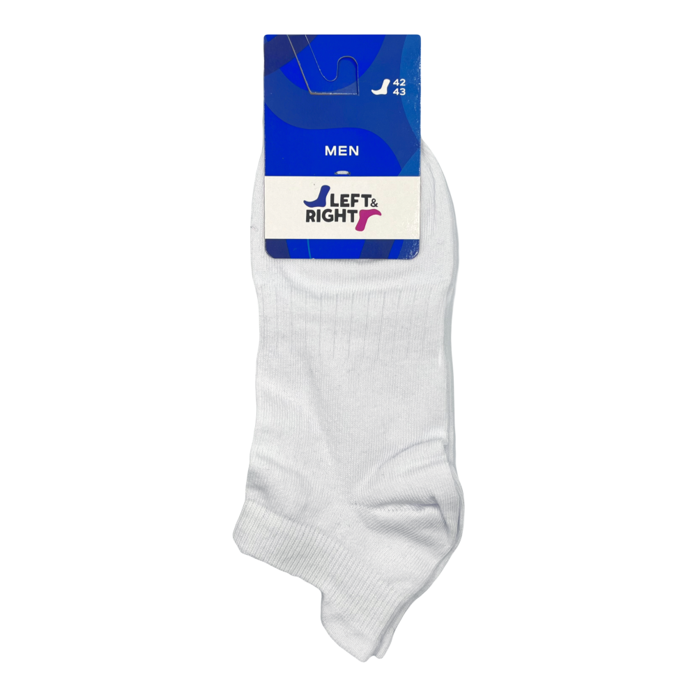 Зображення  шкарпетки чол. л&п 223 (короткі з язичком), р.42-43, 05 білий