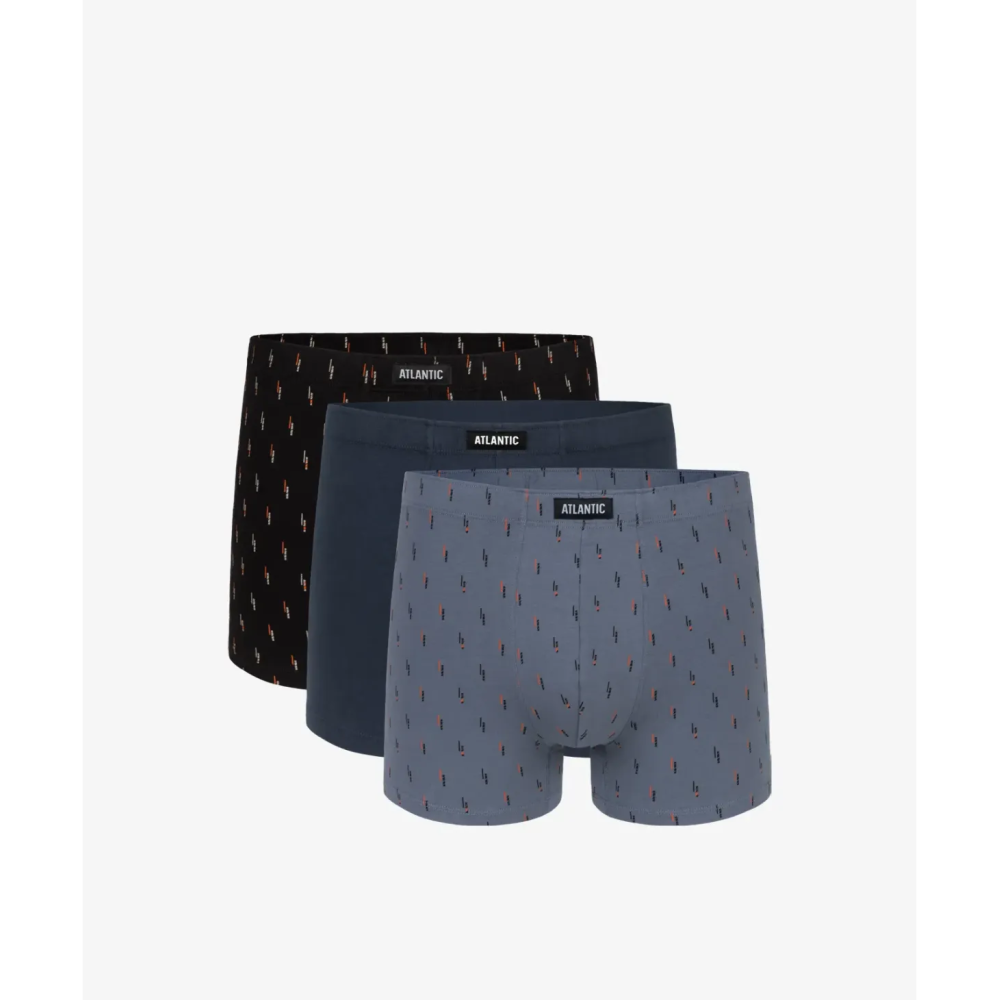 Зображення  труси шорти чоловічі боксери atlantic 3mh-025/04