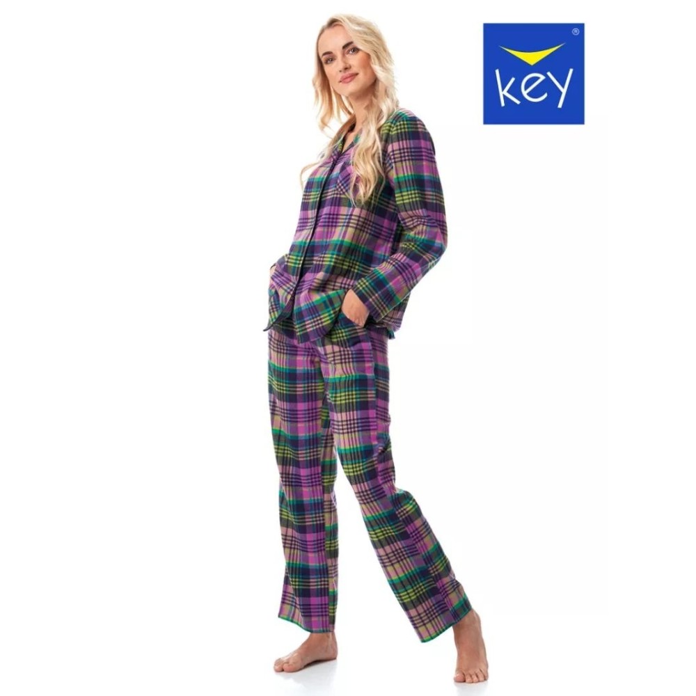 Фото  піжама жіноча фланелева key ns-409