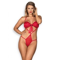 Боді obsessive Giftella teddy red S/M