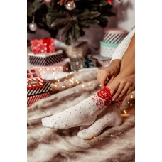 Жіночі гладкі шкарпетки Новорічні Milena 001.002