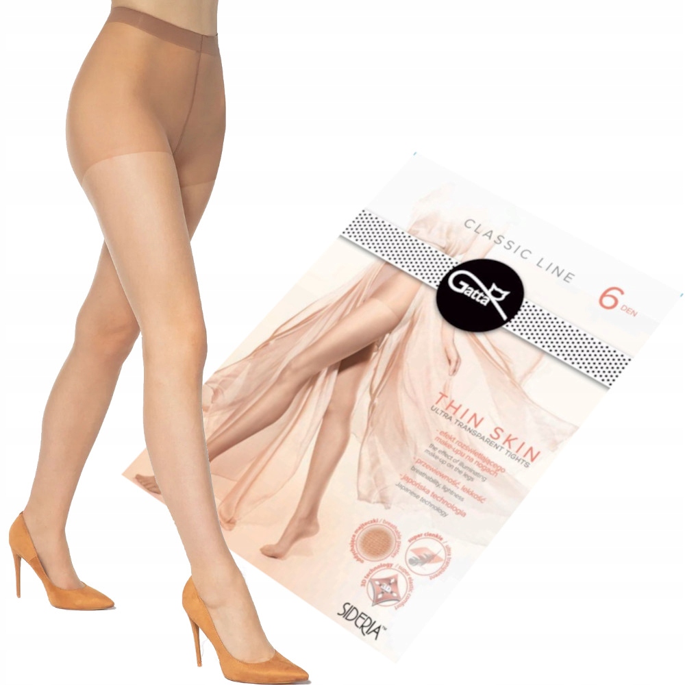 Зображення  класичні жіночі колготки gatta thin skin 6 2