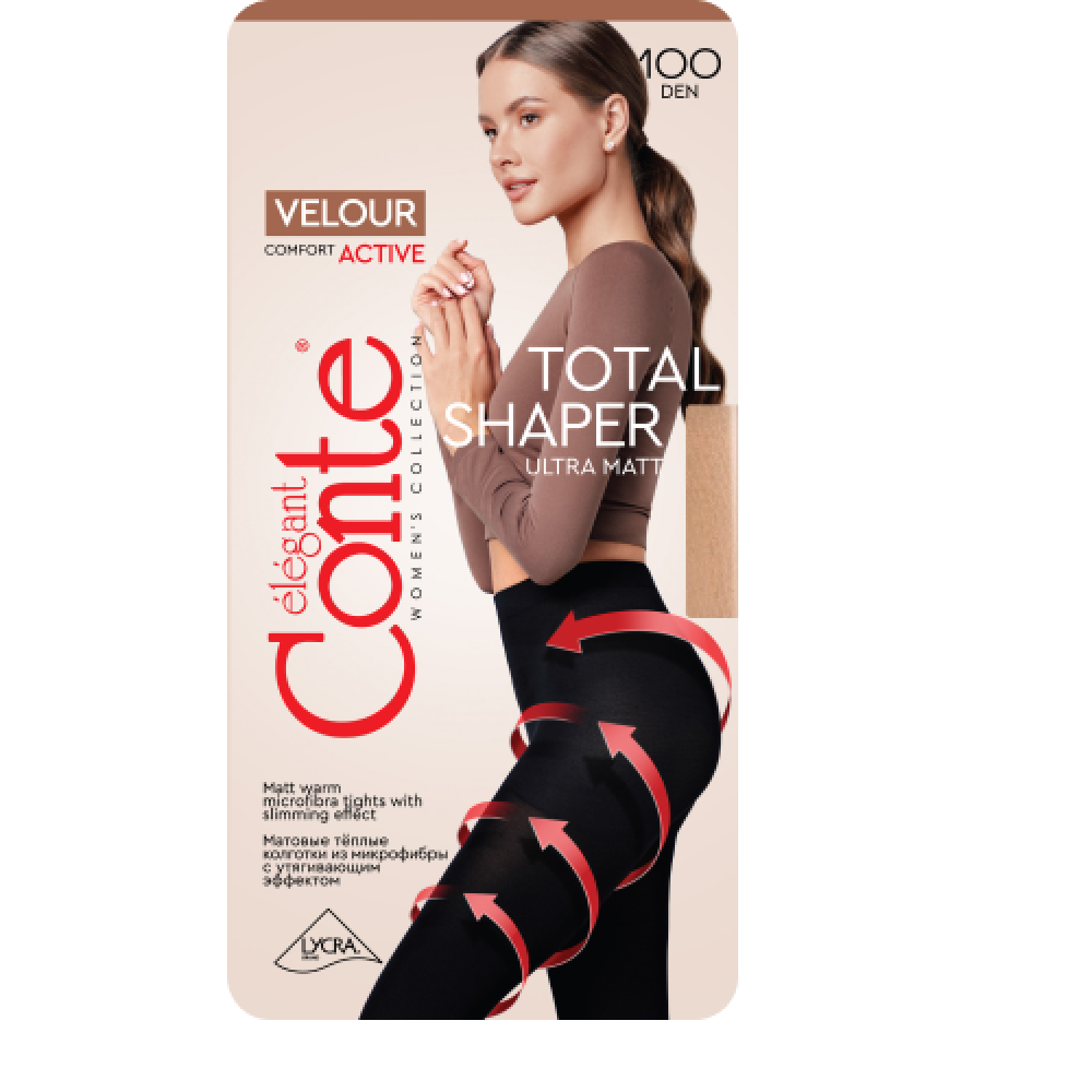 Фото  колготки жін. ce velour active 100, р., nero