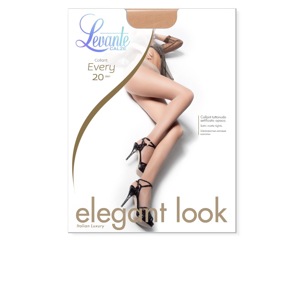 Фото  класичні жіночі колготки жін. lev every 20 l011k, р., naturel
