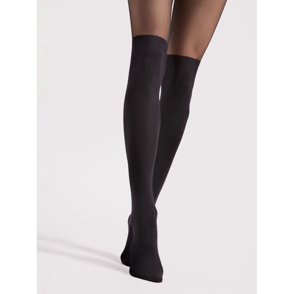 Зображення  жіночі колготки з узором fiore eterno 5