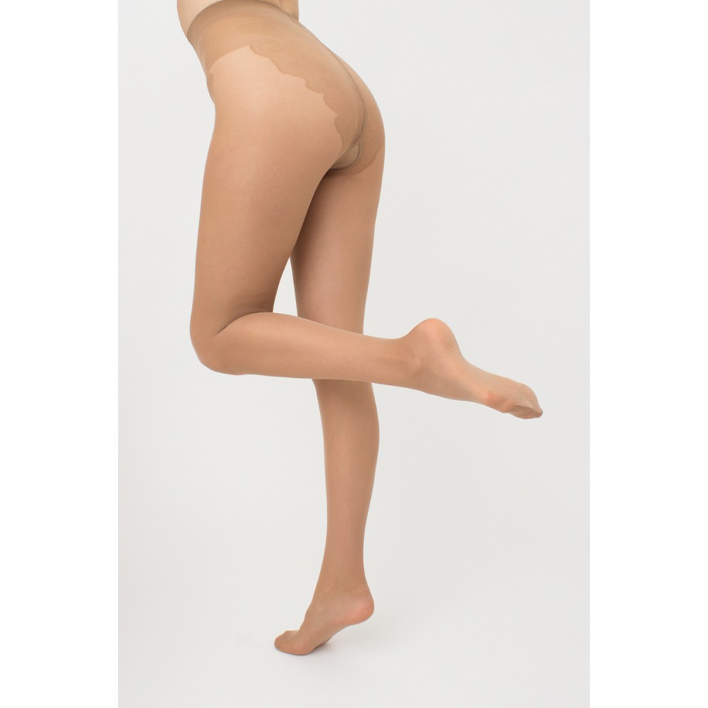 Фото  класичні жіночі колготки з ажурними трусиками giulia bikini 40 ден