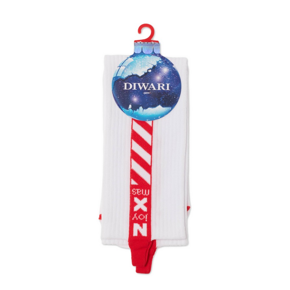 Зображення  шкарпетки чол. dw new year 21с-32сп, р.27-29, 280 білий