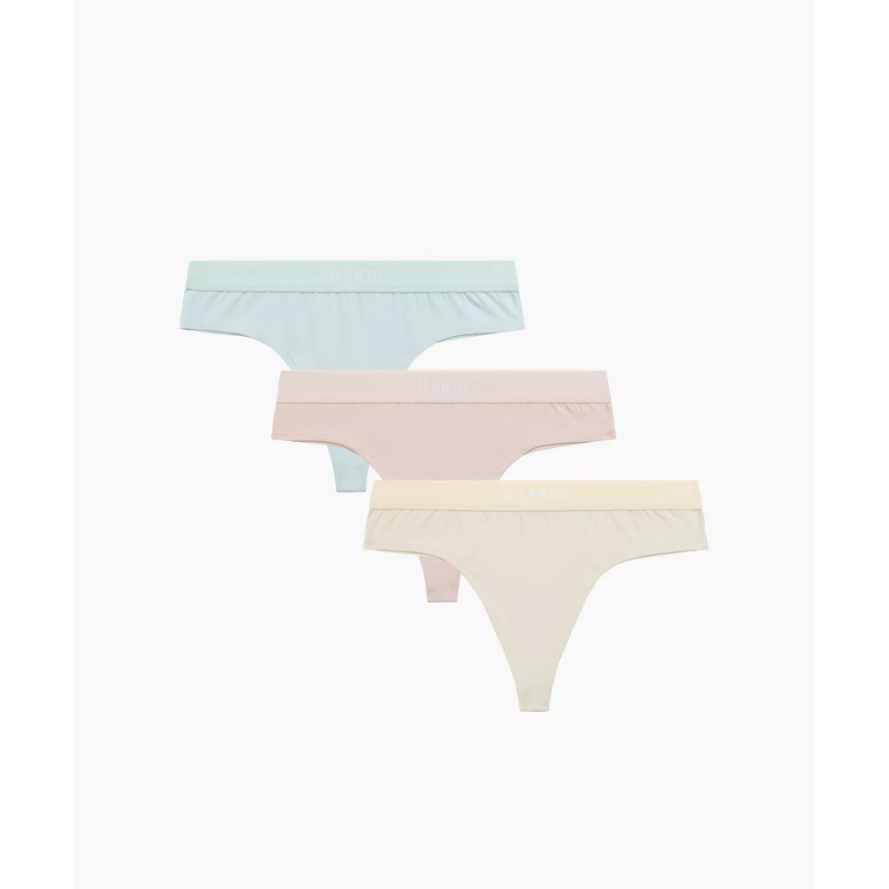 Зображення  стрінги жіночі трусики atlantic 3clp 013 wl25 m