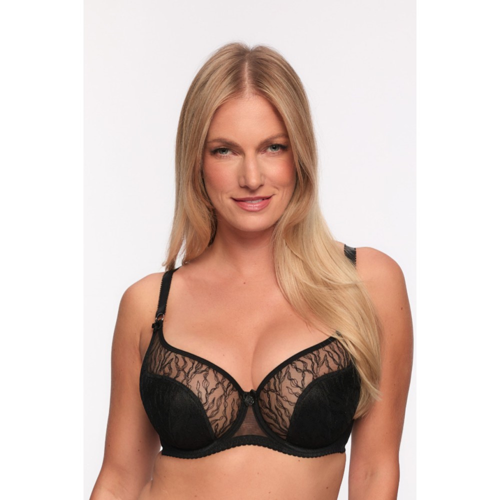 Зображення  бюстгальтер напівм'який gaia sabina 1301 czarny 75d