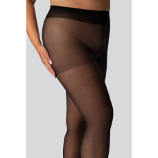 Жіночі колготки великого розміру з узором mona queen dots right 30 den