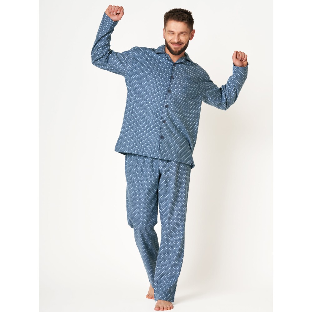 Фото  піжама чоловіча фланелева key mns-503 b24