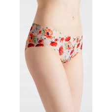 Сліпи жіночі безшовні трусики julimex poppies M