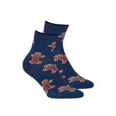 Жіночі гладкі шкарпетки новорічні Wola wzr 836 36-38