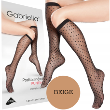 Жіночі гольфи в горох gabriella knee high puntina 20 den ONE SIZE
