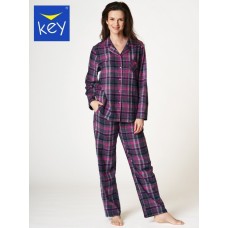 Піжама жіноча фланелева Key LNS-440