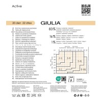 Корекційні жіночі колготки giulia active 20 den 5