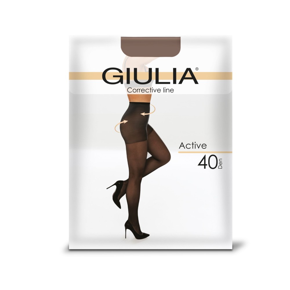 Фото  корекційні жіночі колготки giulia active 40 den