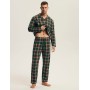 Фото  піжама чоловіча із фланелі henderson 43460 nut