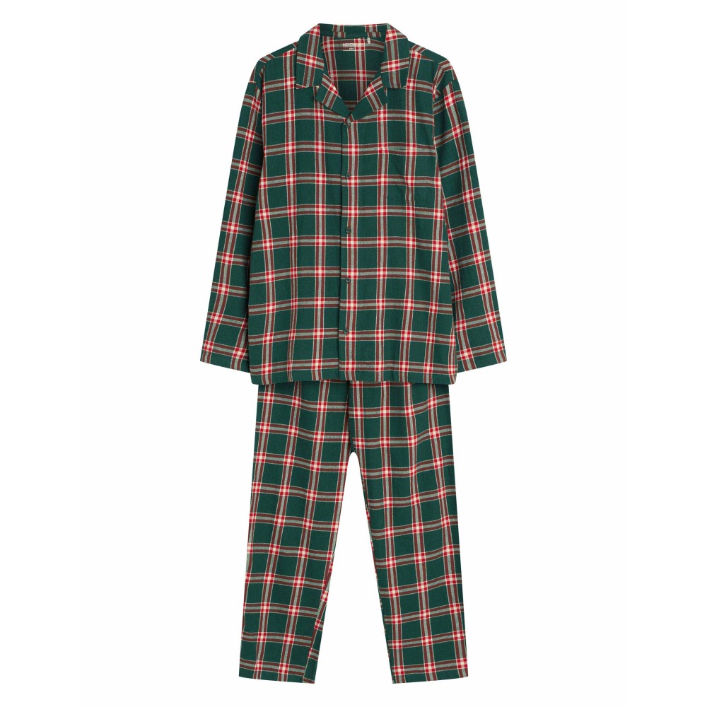 Фото  піжама чоловіча із фланелі henderson 43460 nut