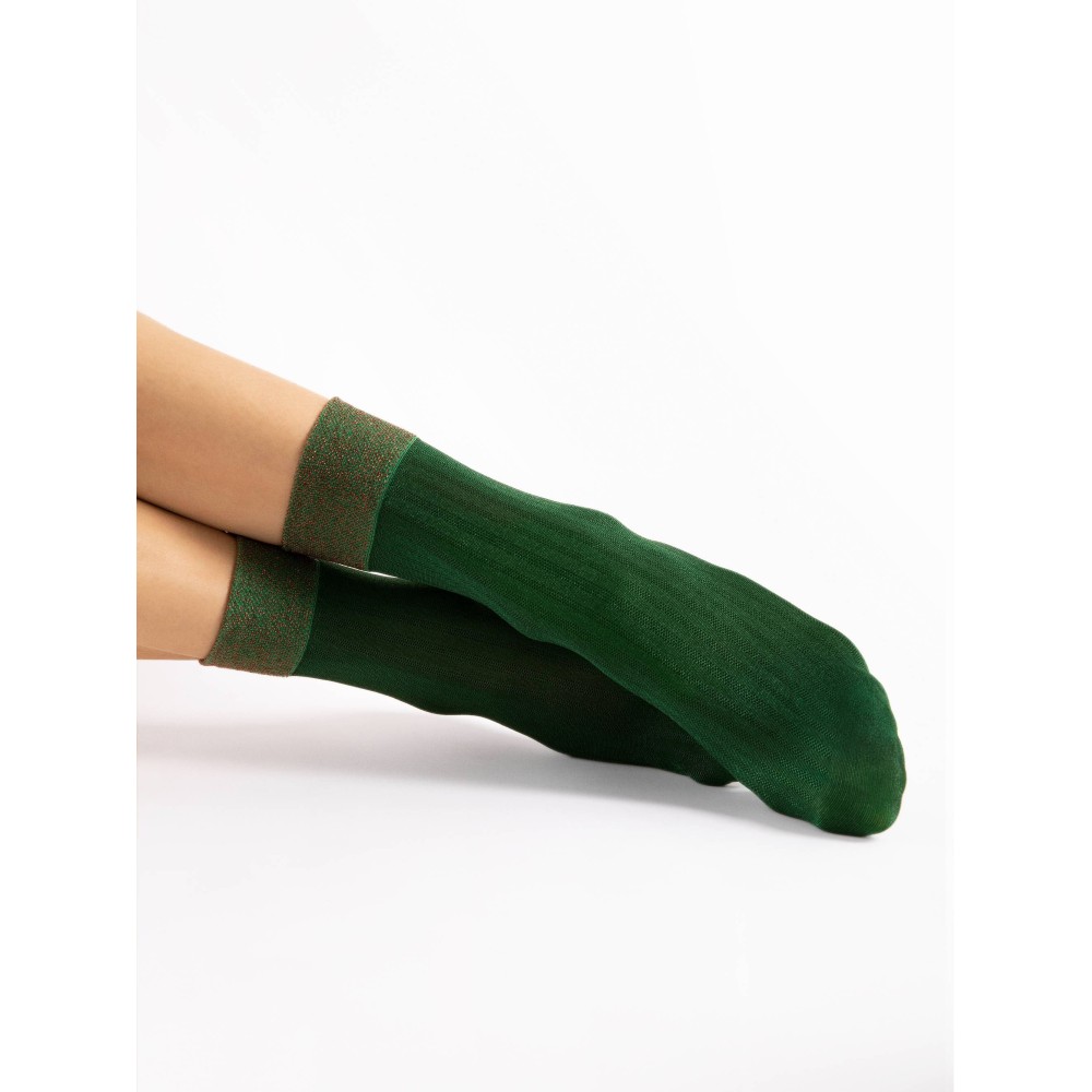 Фото  жіночі гладкі шкарпетки fiore gilt 40 den