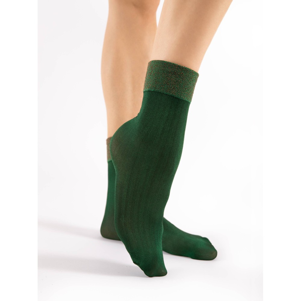 Фото  жіночі гладкі шкарпетки fiore gilt 40 den