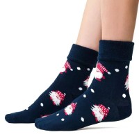 Жіночі гладкі шкарпетки махрові Steven art 030 w20 A