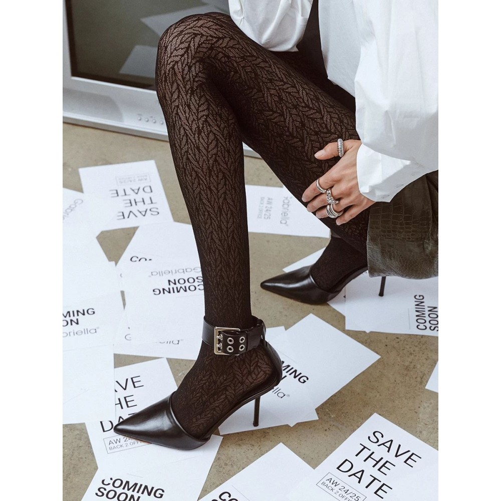 Зображення  жіночі колготки з узором gabriella pryma 4