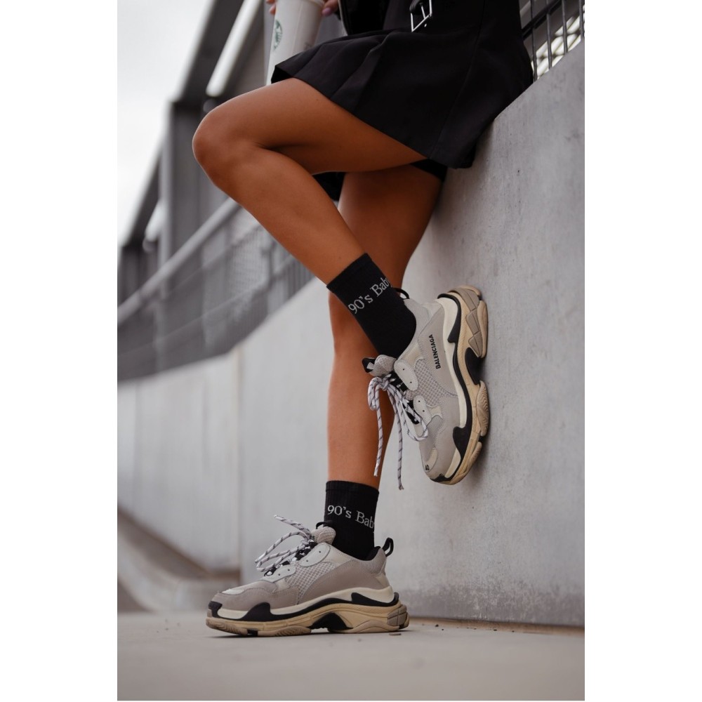 Фото  жіночі гладкі шкарпетки milena 90's baby 0200.125