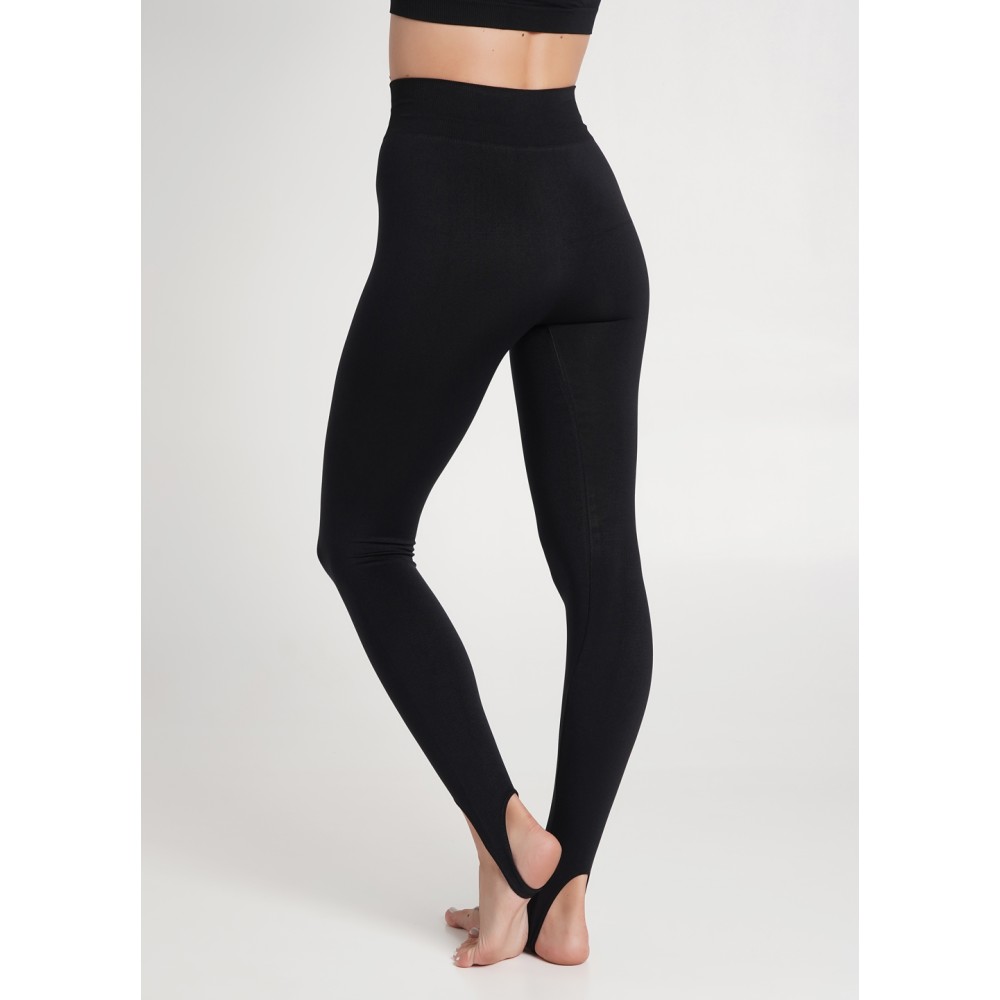 Фото  жіночі безшовні легінси зі штрипками giulia leggings straps