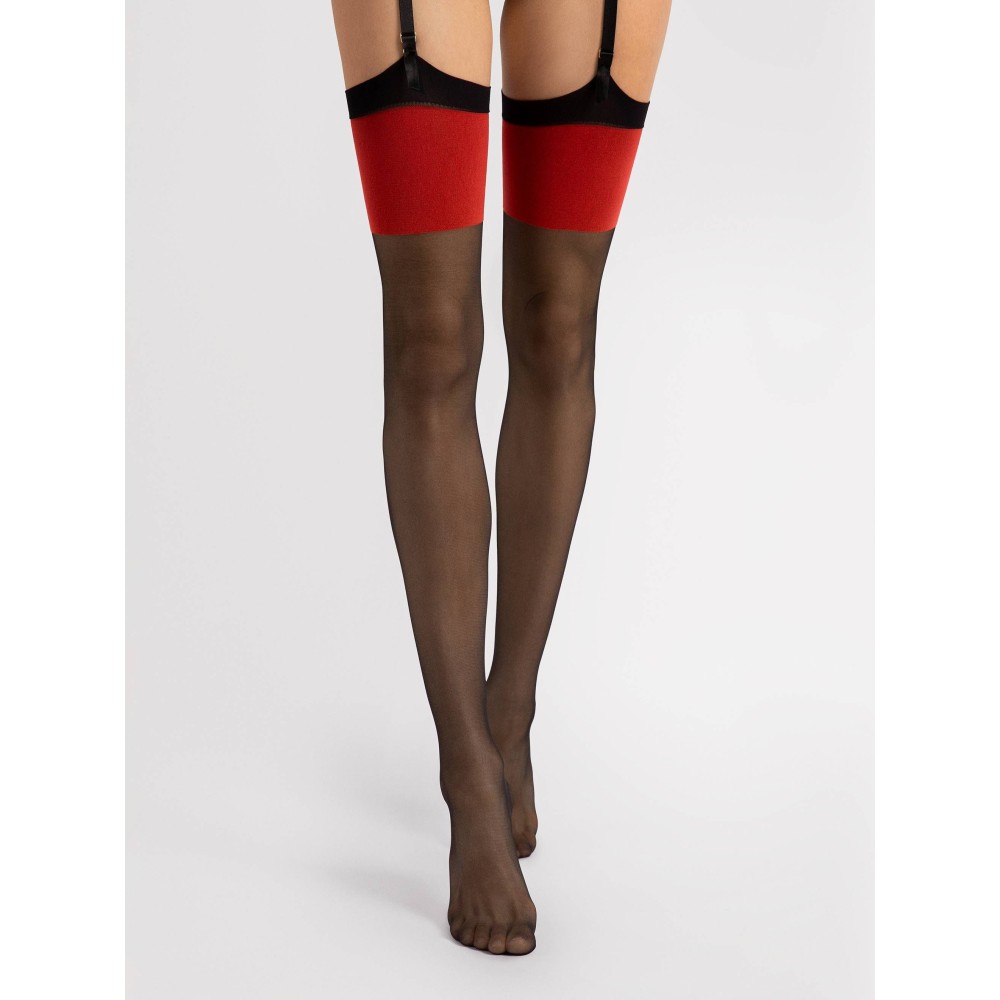 Фото  жіночі панчохи під пояс fiore anais 20 den