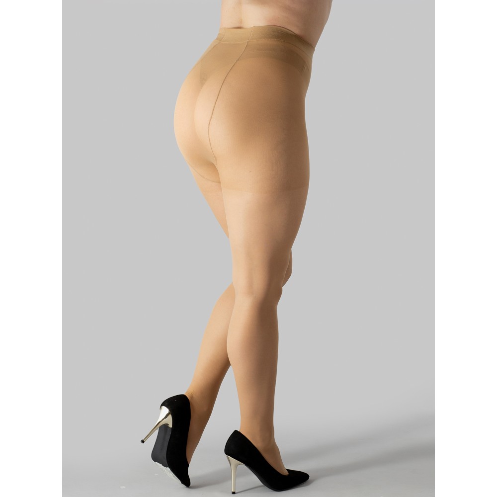 Фото  класичні жіночі колготки панчохи великого розміру positive look 40 den