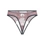 Фото  сліпи жіночі мереживні трусики з відкритим доступом fiore linda