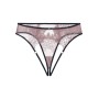 Фото  сліпи жіночі мереживні трусики з відкритим доступом fiore linda