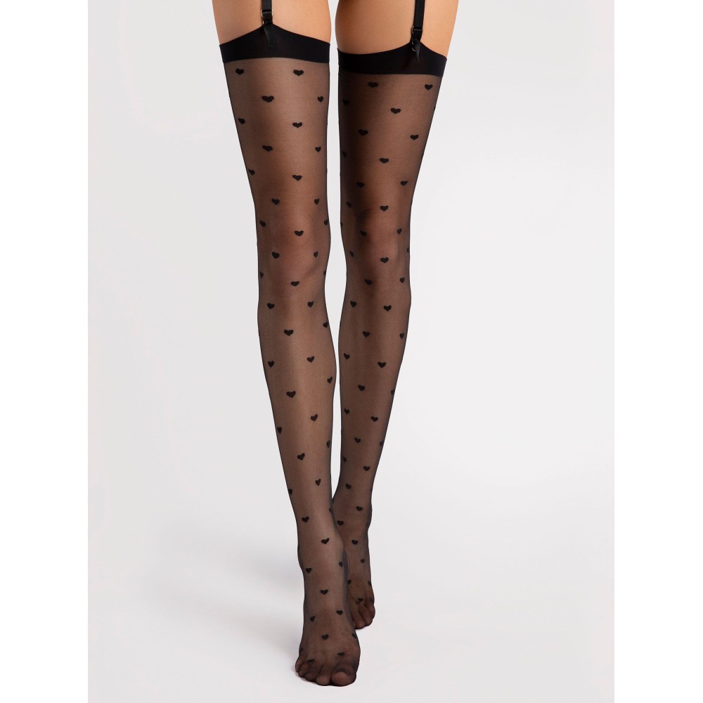 Фото  жіночі панчохи під пояс fiore love booster 15 den