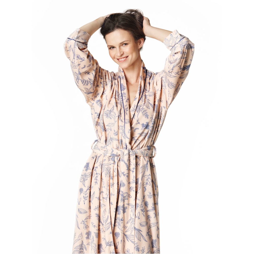 Фото  жіночий халат теплий key lgd-754