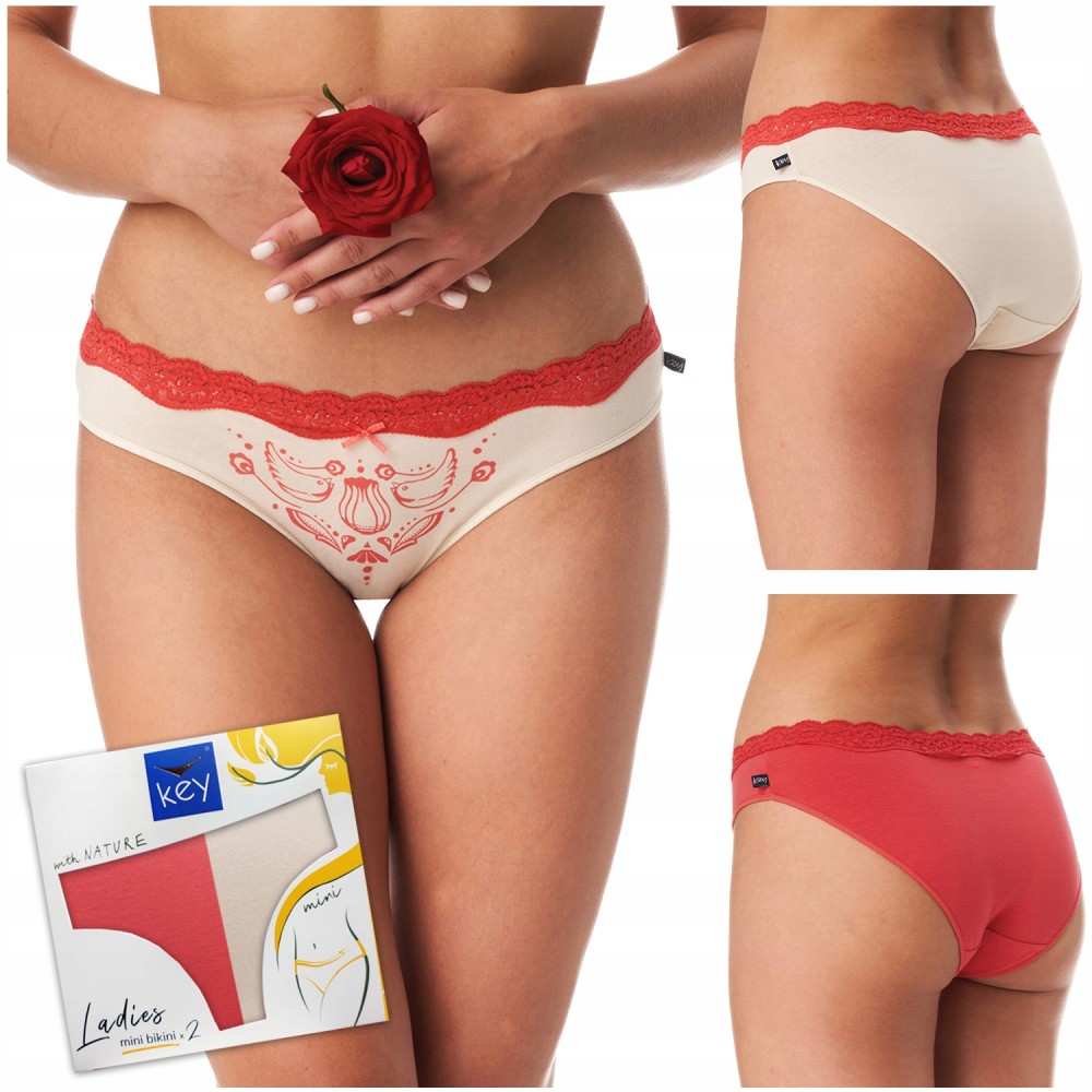 Фото  сліпи жіночі трусики key (2 шт.) lpr 229