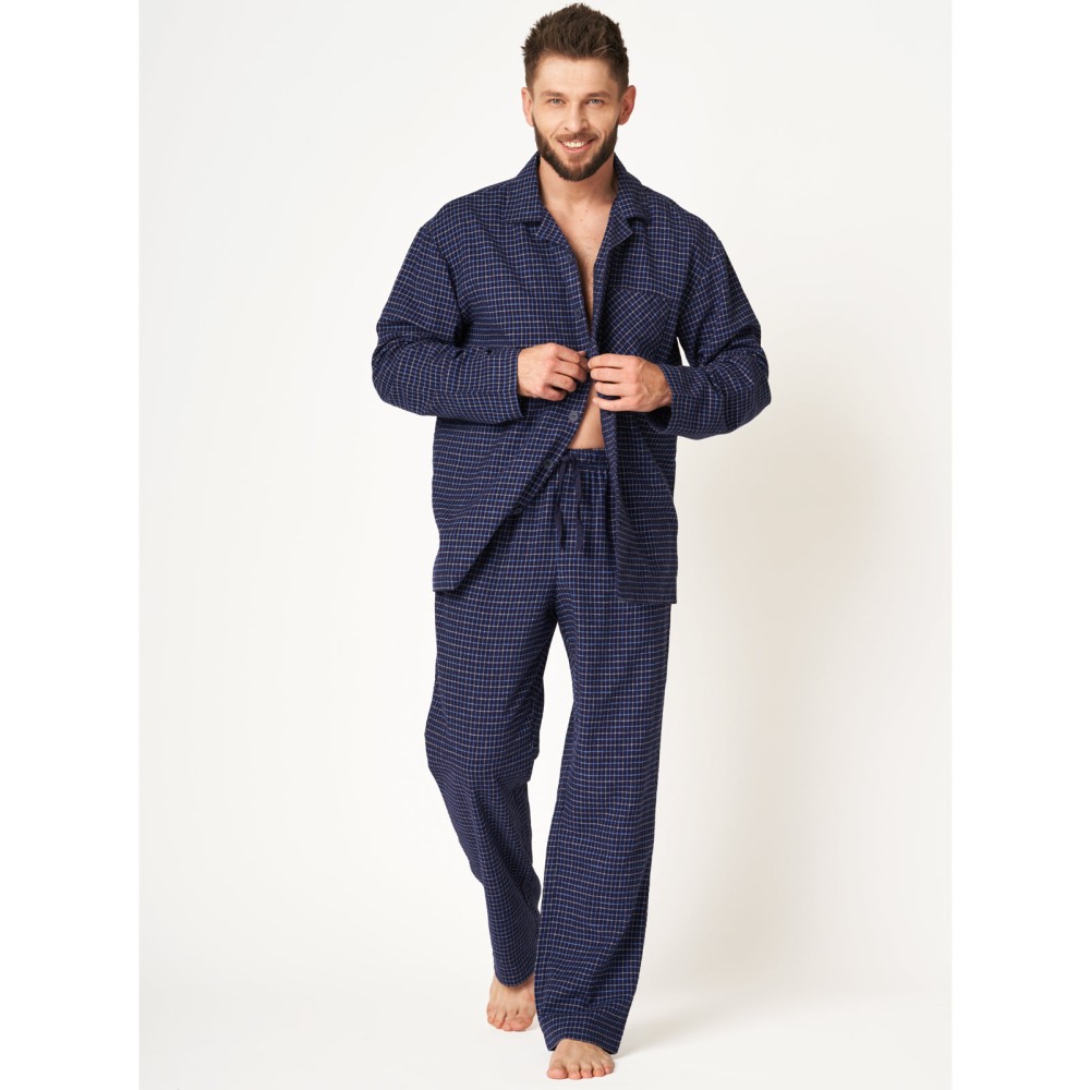 Зображення  піжама чоловіча фланелева key mns-457 l