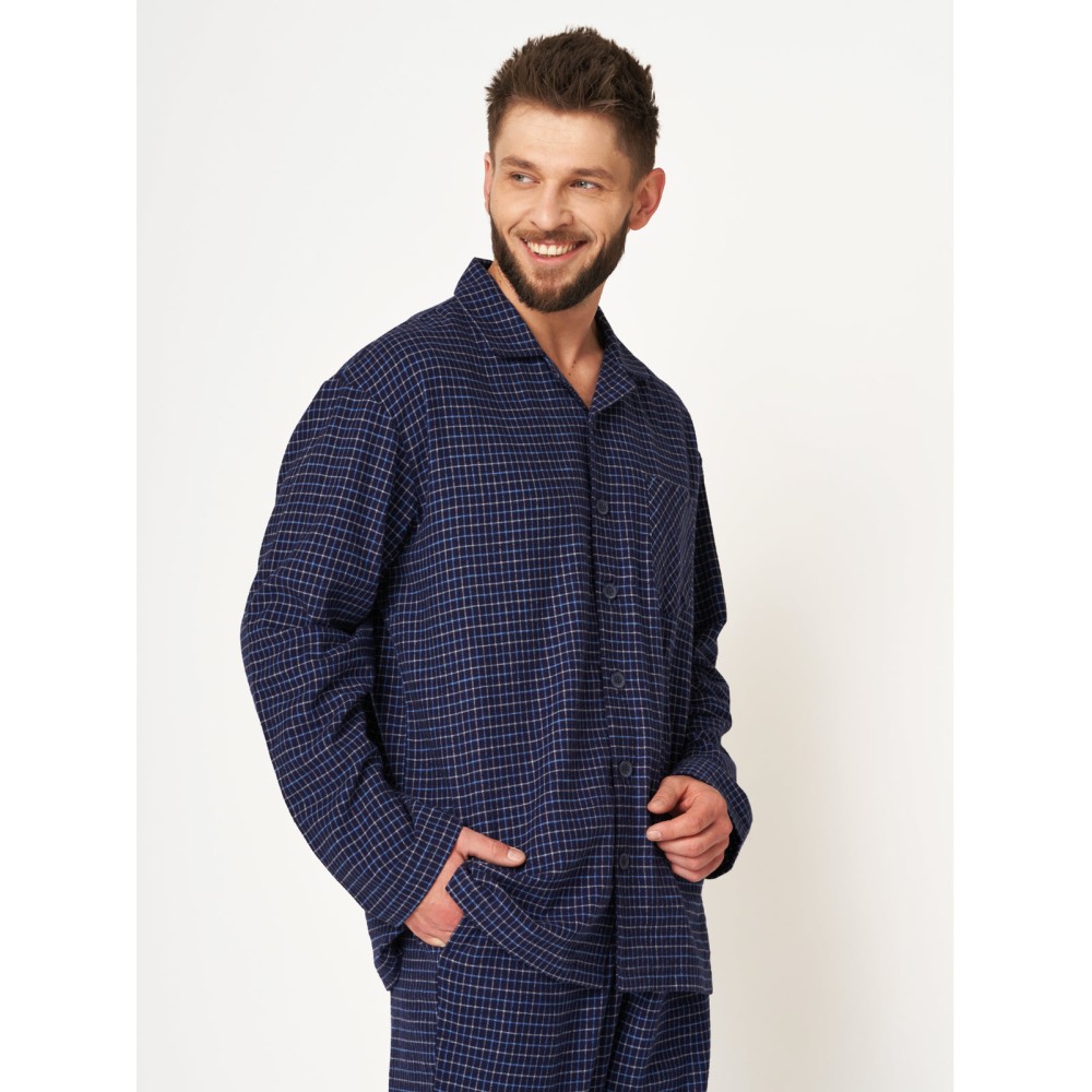 Зображення  піжама чоловіча фланелева key mns-457 l