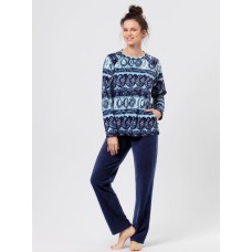 Піжама жіноча тепла флісова Key lhs-894