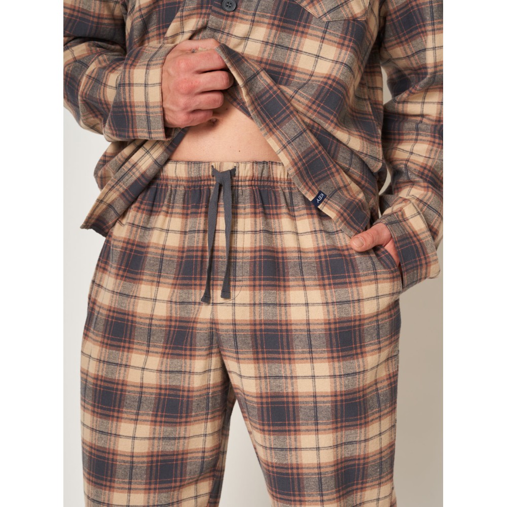 Зображення  піжама чоловіча фланелева key mns-402 l