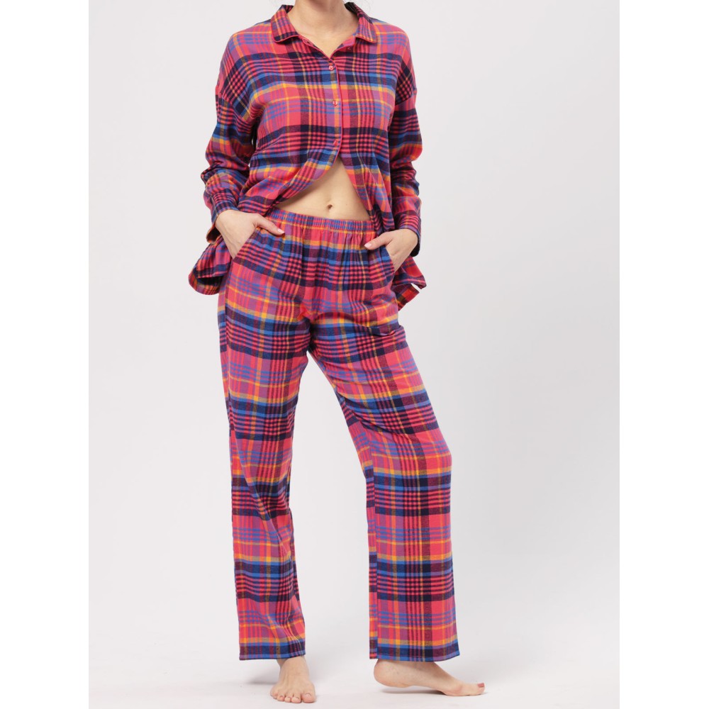 Зображення  піжама жіноча фланелева key lns-483