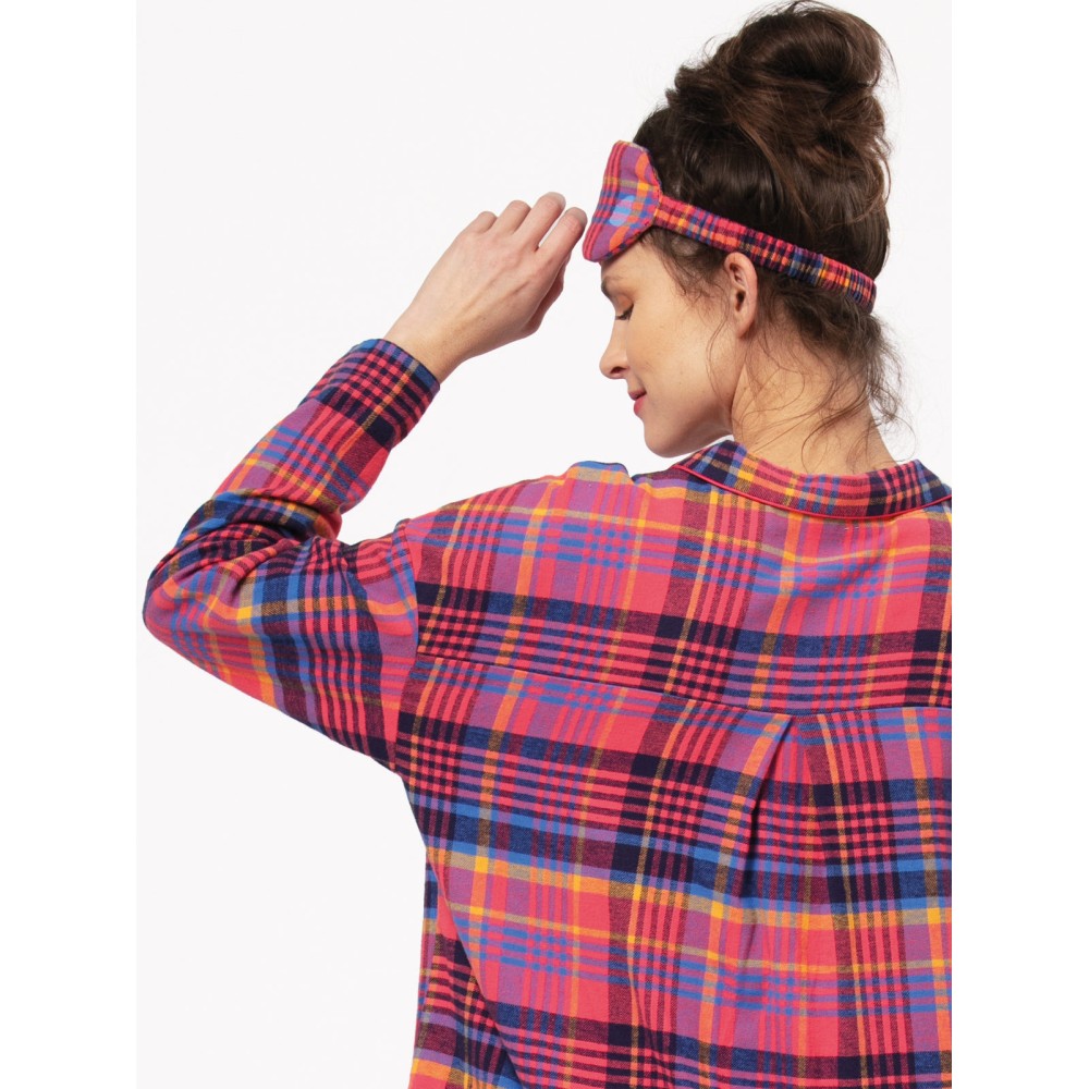 Зображення  піжама жіноча фланелева key lns-483