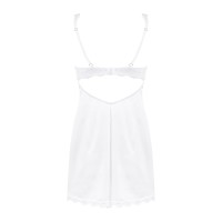 Комплект obsessive Amor Blanco chemise S/M