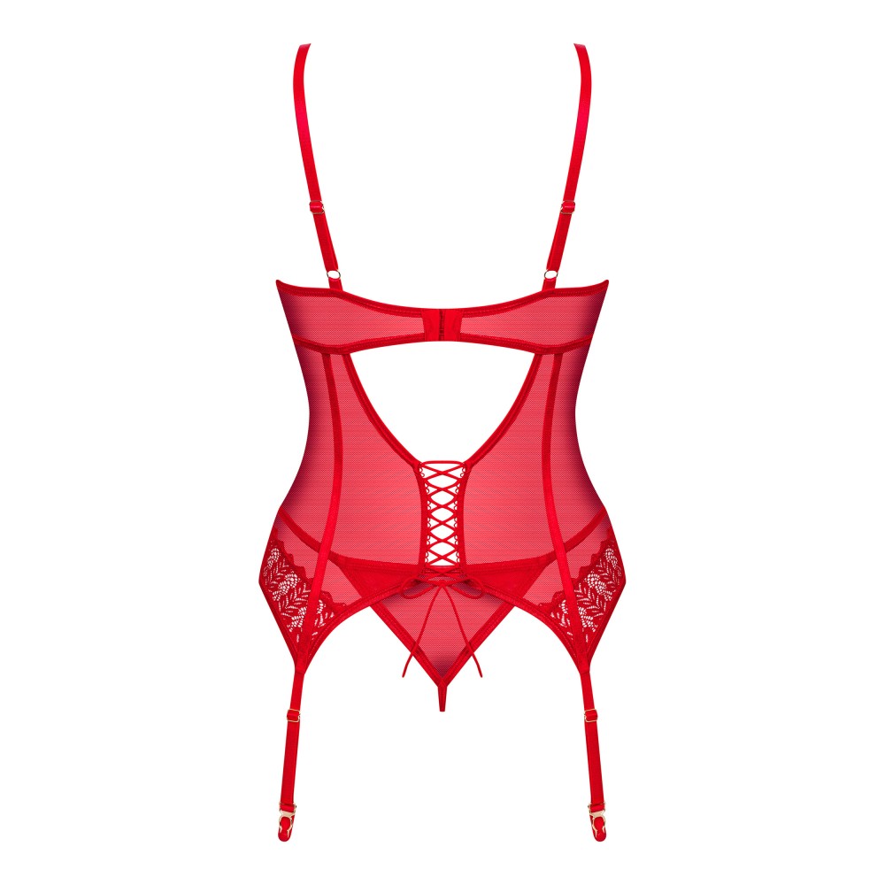 Фото  комплект obsessive ingridia corset