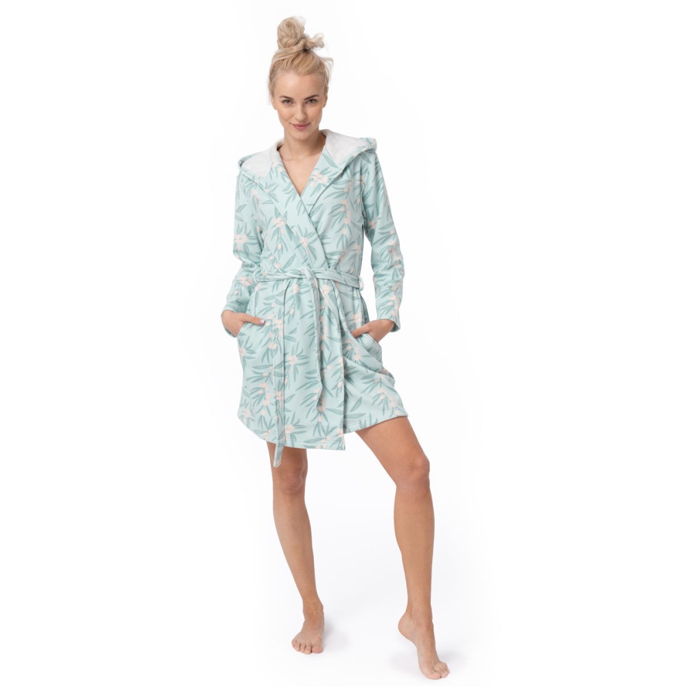 Фото  жіночий халат теплий key lgd-545