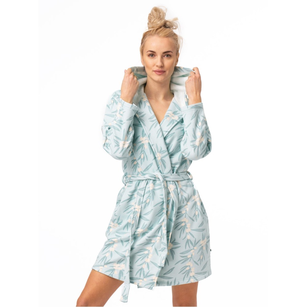 Фото  жіночий халат теплий key lgd-545